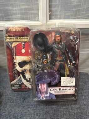 Disney Pirates of the Caribbean Series 3 Backer Card - Red, Brown, Black